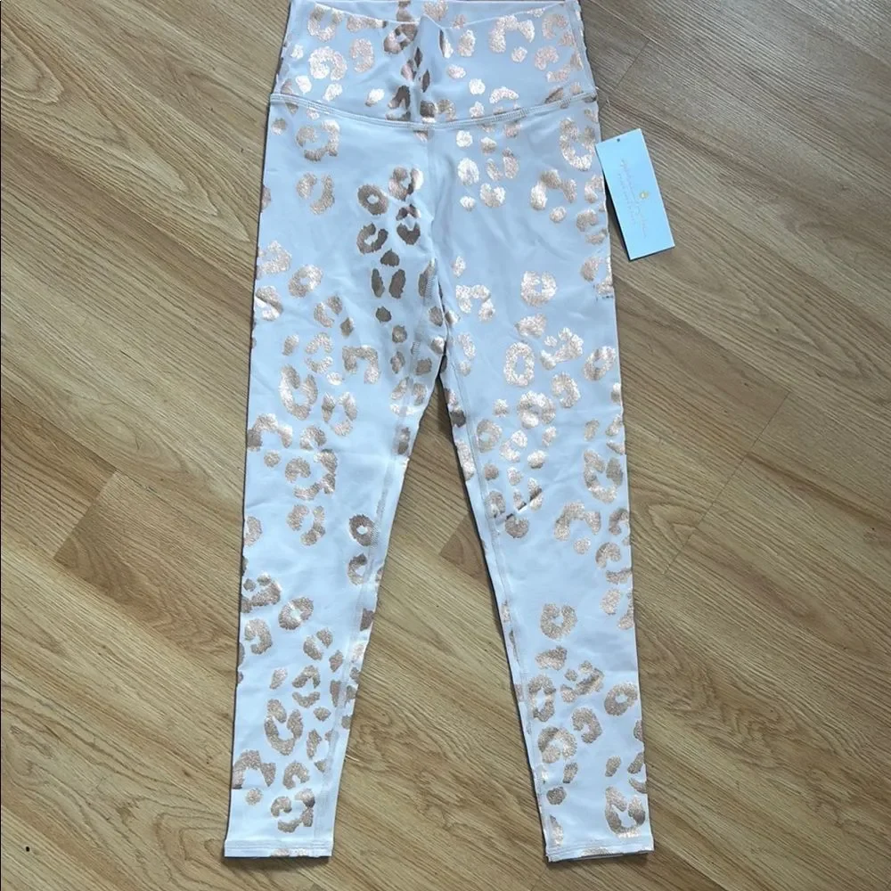 NWT Spiritual Gangster Leopard Print Leggings Size 10